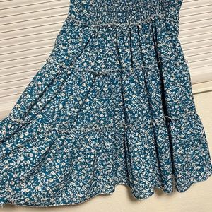 Flowy floral summer dress